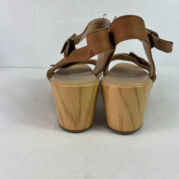 Dr. Scholl's Sandals Women's Size 10 Felicity Ankle Strap Open Toe Leather - Picture 6 of 14